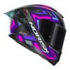 CAPACETE NORISK CARBON R SPOT ROXO