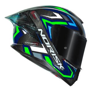 CAPACETE NORISK CARBON R SPOT AZUL