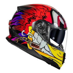 CAPACETE NORISK SOUL LOKO VERMELHO