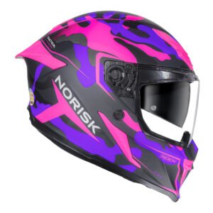 CAPACETE NORISK ROCK TACTICAL ROXO FOSCO