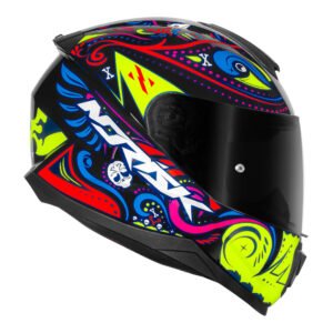 CAPACETE NORISK RAZOR CIRCUS PRETO